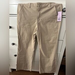 Wild Fable Khaki Low Rise Flare Pants Size 14 NWT